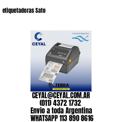 etiquetadoras Sato