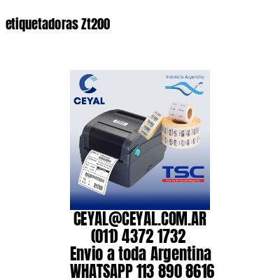 etiquetadoras Zt200