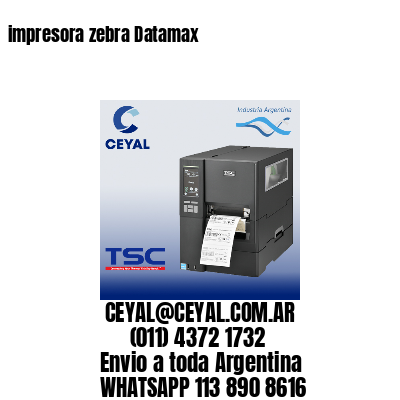 impresora zebra Datamax