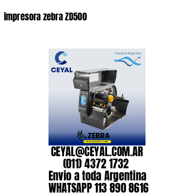 impresora zebra ZD500