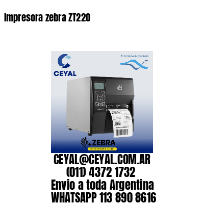 impresora zebra ZT220