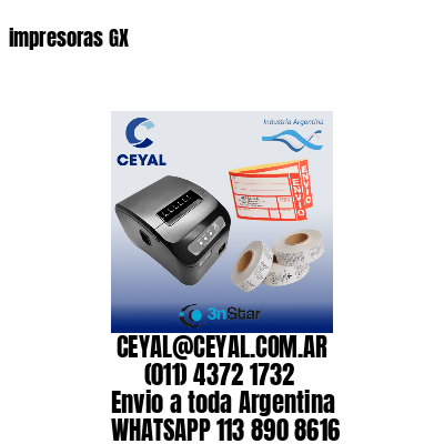 impresoras GX