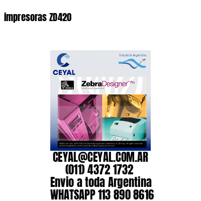 impresoras ZD420