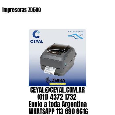 impresoras ZD500