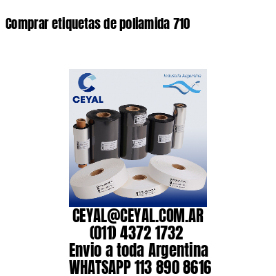 Comprar etiquetas de poliamida 710