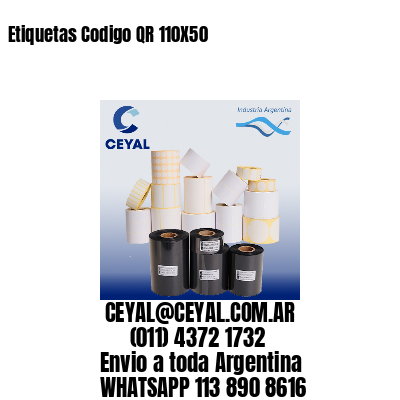 Etiquetas Codigo QR 110X50