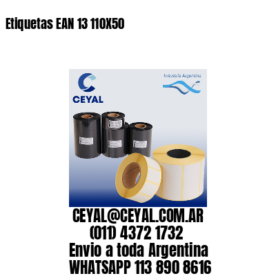 Etiquetas EAN 13 110X50