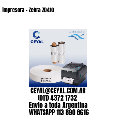 impresora – Zebra ZD410