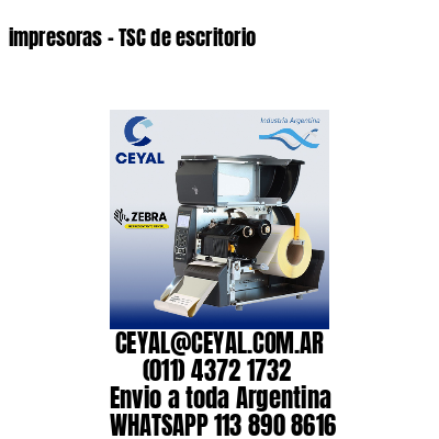 impresoras – TSC de escritorio
