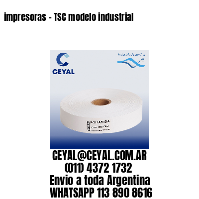 impresoras – TSC modelo industrial