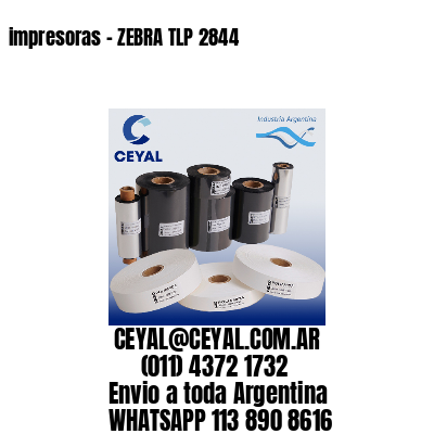 impresoras – ZEBRA TLP 2844