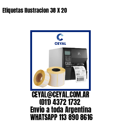 Etiquetas Ilustracion 38 X 20