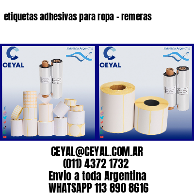 etiquetas adhesivas para ropa – remeras