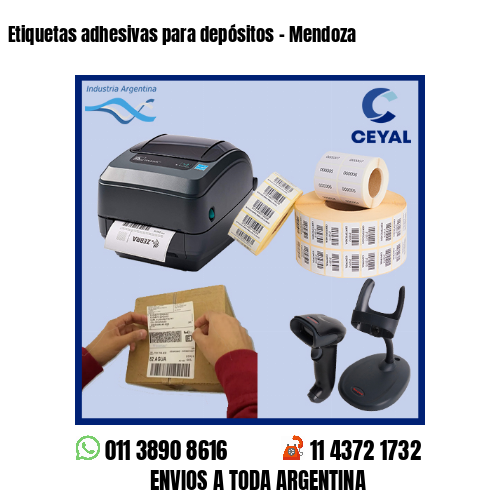 Etiquetas adhesivas para depósitos – Mendoza