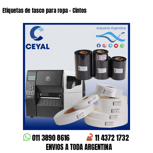 Etiquetas de fasco para ropa – Cintos