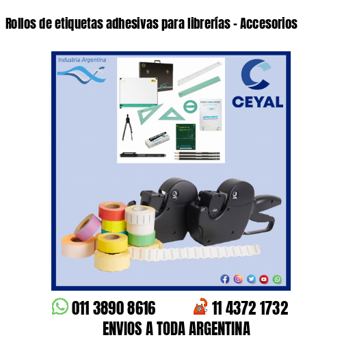 Rollos de etiquetas adhesivas para librerías – Accesorios
