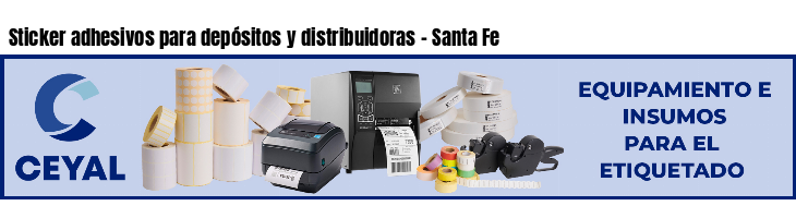Sticker adhesivos para depósitos y distribuidoras - Santa Fe