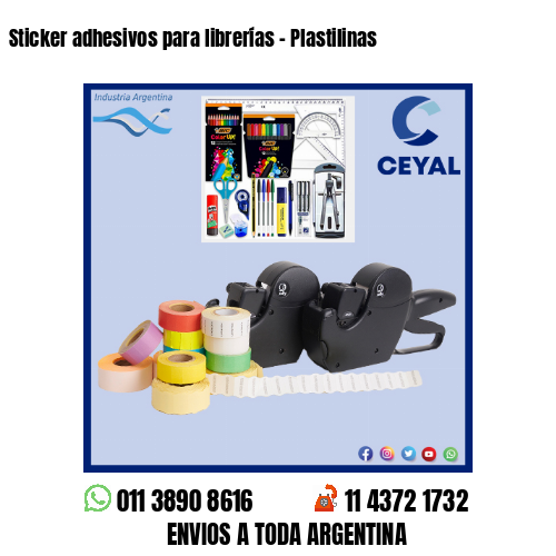 Sticker adhesivos para librerías – Plastilinas