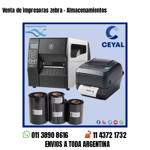 Venta de impresoras zebra – Almacenamientos