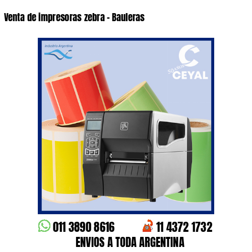 Venta de impresoras zebra – Bauleras
