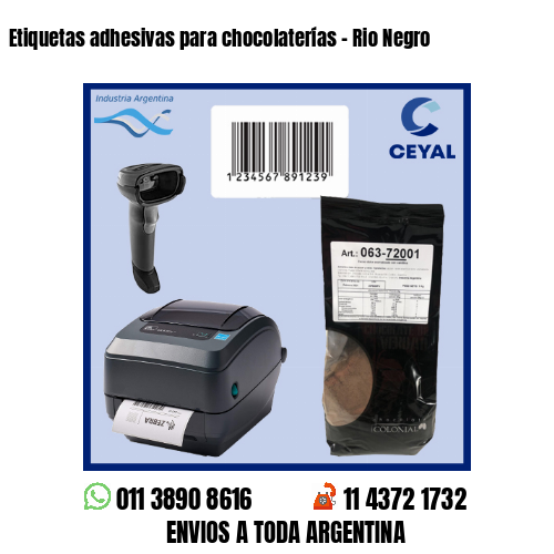 Etiquetas adhesivas para chocolaterías – Rio Negro