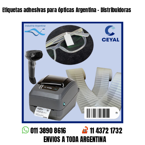 Etiquetas adhesivas para ópticas Argentina – Distribuidoras