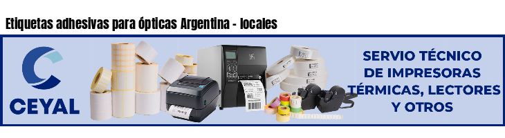 Etiquetas adhesivas para ópticas Argentina - locales