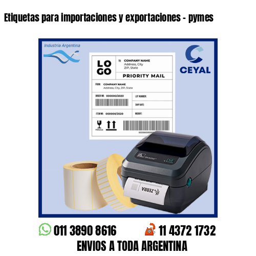 Etiquetas para importaciones y exportaciones – pymes