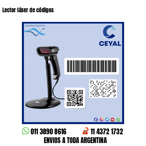 Lector láser de códigos