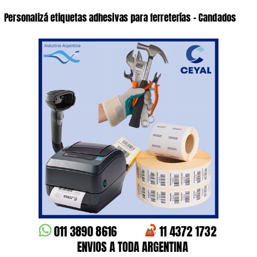 Personalizá etiquetas adhesivas para ferreterías – Candados
