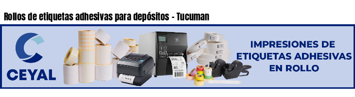 Rollos de etiquetas adhesivas para depósitos - Tucuman