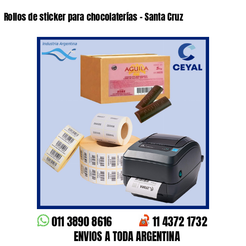 Rollos de sticker para chocolaterías – Santa Cruz