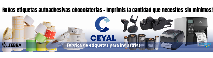 Rollos etiquetas autoadhesivas chocolaterías - Imprimís la cantidad que necesites sin mínimos!
