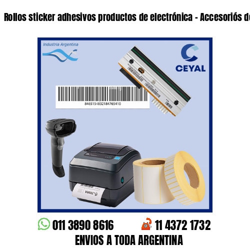 Rollos sticker adhesivos productos de electrónica – Accesoriós de telefonía