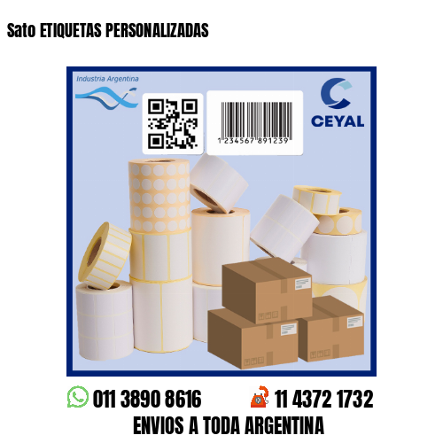 Sato ETIQUETAS PERSONALIZADAS