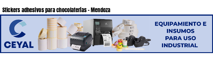Stickers adhesivos para chocolaterías - Mendoza