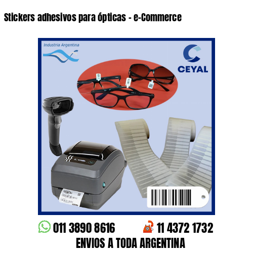 Stickers adhesivos para ópticas – e-Commerce