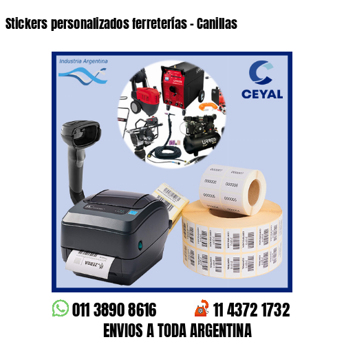 Stickers personalizados ferreterías – Canillas