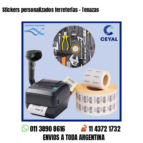 Stickers personalizados ferreterías – Tenazas