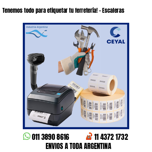 Tenemos todo para etiquetar tu ferretería! – Escaleras