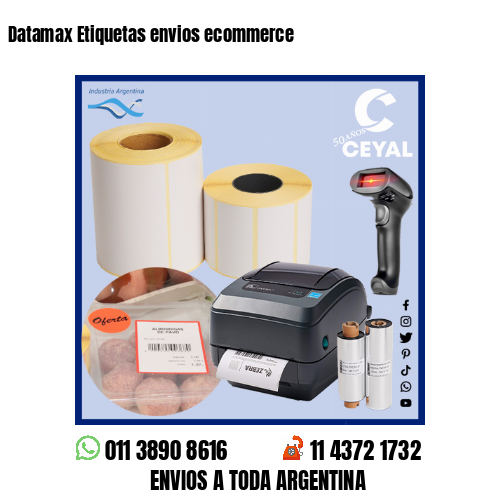 Datamax Etiquetas envios ecommerce