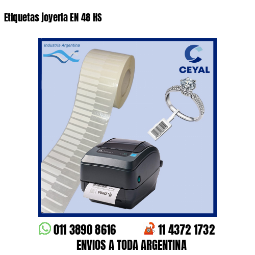Etiquetas joyeria EN 48 HS