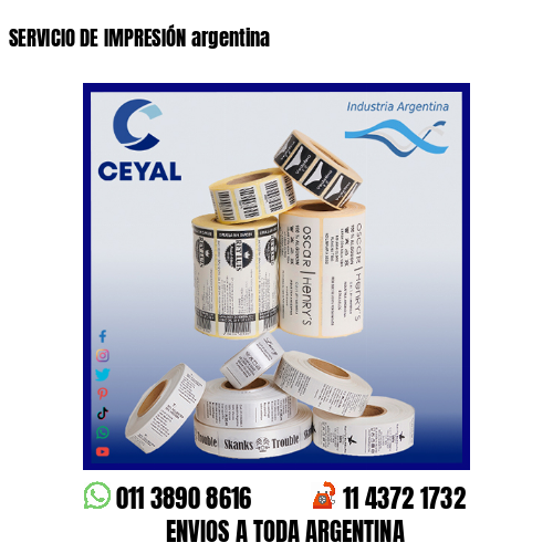 SERVICIO DE IMPRESIÓN argentina