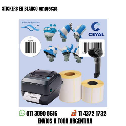 STICKERS EN BLANCO empresas