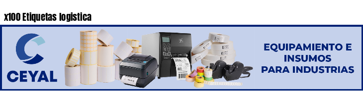 x100 Etiquetas logistica