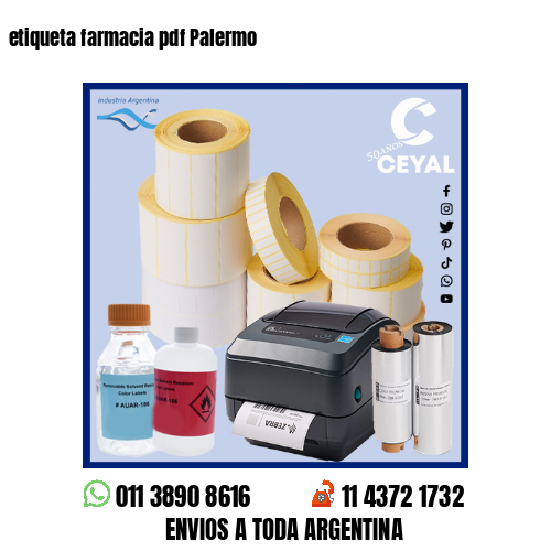 etiqueta farmacia pdf Palermo