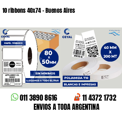 10 ribbons 40x74 - Buenos Aires