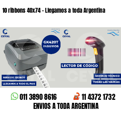 10 ribbons 40x74 - Llegamos a toda Argentina