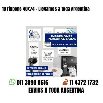 10 ribbons 40x74 - Llegamos a toda Argentina