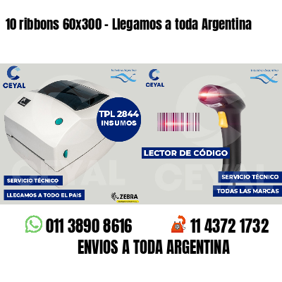 10 ribbons 60x300 - Llegamos a toda Argentina